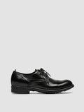 CALIXTE 068 - schwarze Derbyschuhe aus Leder - thumb image 1,side view