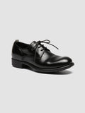 CALIXTE 068 - schwarze Derbyschuhe aus Leder - thumb image 3,side view