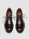 CALIXTE 068 - Brown Leather Derby Shoes - thumb image 2,side view