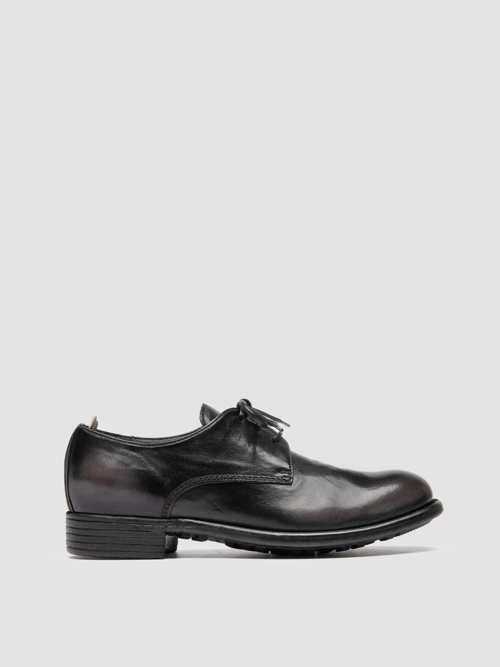 CALIXTE 068 - Burgundy Leather Derby Shoes - image 1,side view