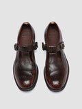 CALIXTE 071 - braune Lederschuhe mit T-Steg - thumb image 2,side view