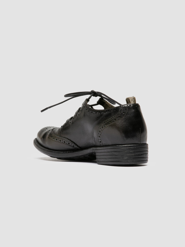CALIXTE 084 - Green Leather Oxford Shoes Officine Creative - 4