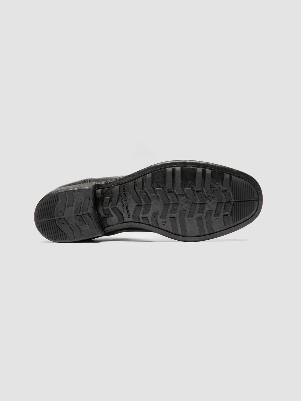 CALIXTE 084 - Green Leather Oxford Shoes - image 5,side view