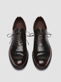 CHRONICLE 001 - Brown Leather Derby Shoes - thumb image 2,side view