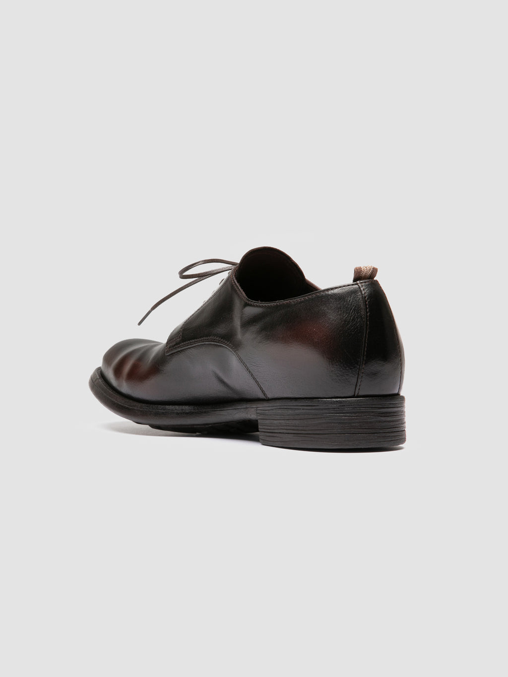 CHRONICLE 001 - Brown Leather Derby Shoes - image 4,side view