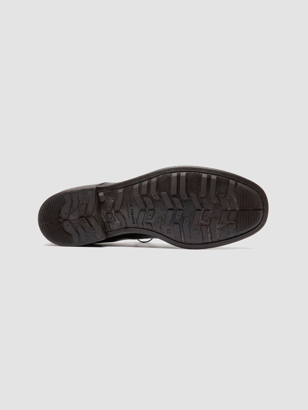 CHRONICLE 001 - Brown Leather Derby Shoes - image 5,side view
