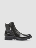 CHRONICLE 042 - Grey Leather Ankle Boots - thumb image 1,side view