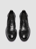 CHRONICLE 056 - Black Leather Penny Loafers - thumb image 2,side view