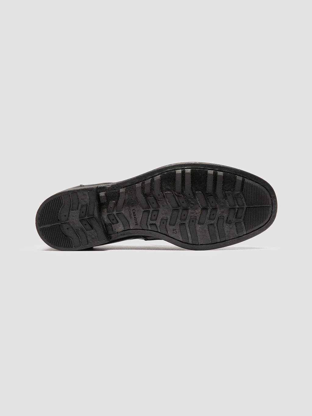CHRONICLE 056 - Black Leather Penny Loafers - image 5,side view
