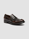 CHRONICLE 056 - Braune Penny-Loafers aus Leder - thumb image 3,side view