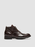 CHRONICLE 057 - Brown Leather Lace Up Boots - thumb image 1,side view