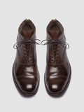 CHRONICLE 057 - Brown Leather Lace Up Boots - thumb image 2,side view