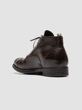 CHRONICLE 057 - Brown Leather Lace Up Boots - thumb image 4,side view
