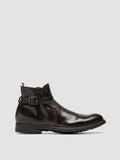CHRONICLE 068 - braune Lederstiefel mit Reißverschluss - thumb image 1,side view