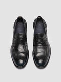 CHRONICLE 144 - Navy Leather Penny Loafers - thumb image 2,side view