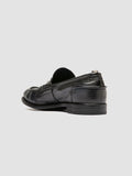 CHRONICLE 144 - Navy Leather Penny Loafers - thumb image 4,side view