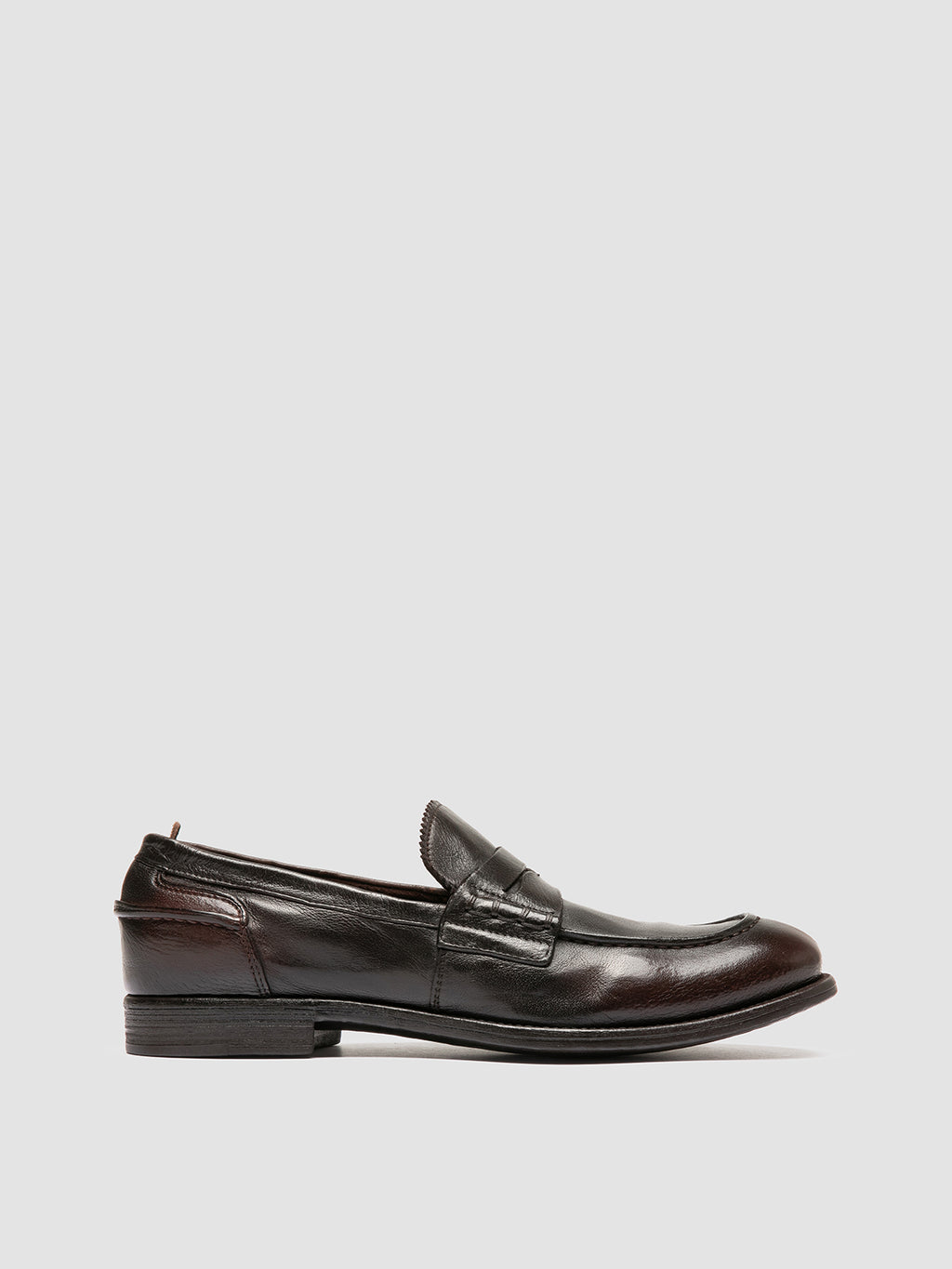 CHRONICLE 144 - braune Slipper aus Leder - image 1,side view