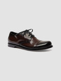 GEMSTONE 001 - Braune Derby-Schuhe aus Leder - thumb image 3,side view