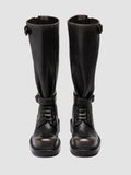 DAKOTA 003 - Grey Leather Pull-On Boots - thumb image 2,side view