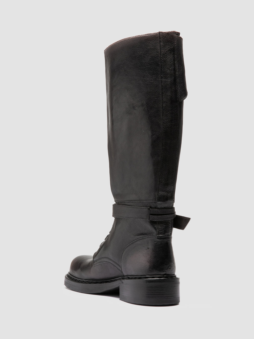 DAKOTA 003 - Grey Leather Pull-On Boots - image 4,side view