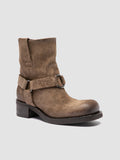DANA 003 - Taupefarbene Wildlederstiefel zum Hineinschlüpfen - thumb image 3,side view