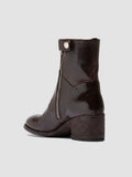 DENNER 107 - Burgunderrote Lederstiefel mit Reißverschluss - thumb image 4,side view