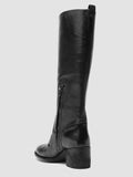 DENNER 116 - schwarze Lederstiefel mit Reißverschluss - thumb image 4,side view