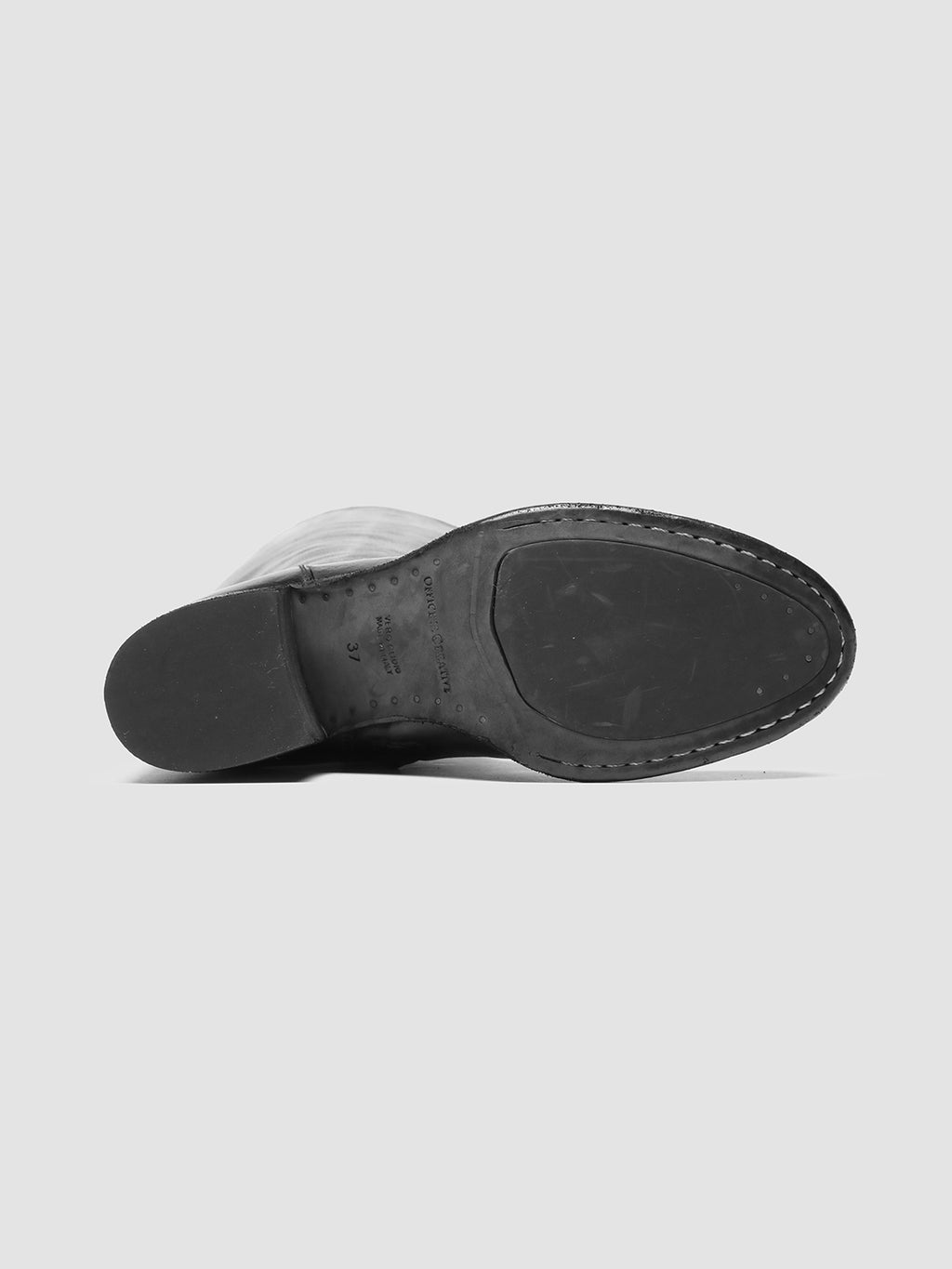 DENNER 116 - schwarze Lederstiefel mit Reißverschluss - image 5,side view