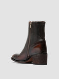 DENNER 127 - Braune Lederstiefel mit Reißverschluss - thumb image 4,side view