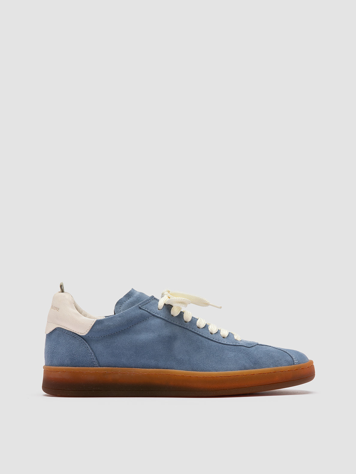 OFFICINE CREATIVE - Women's blue suede sneakers