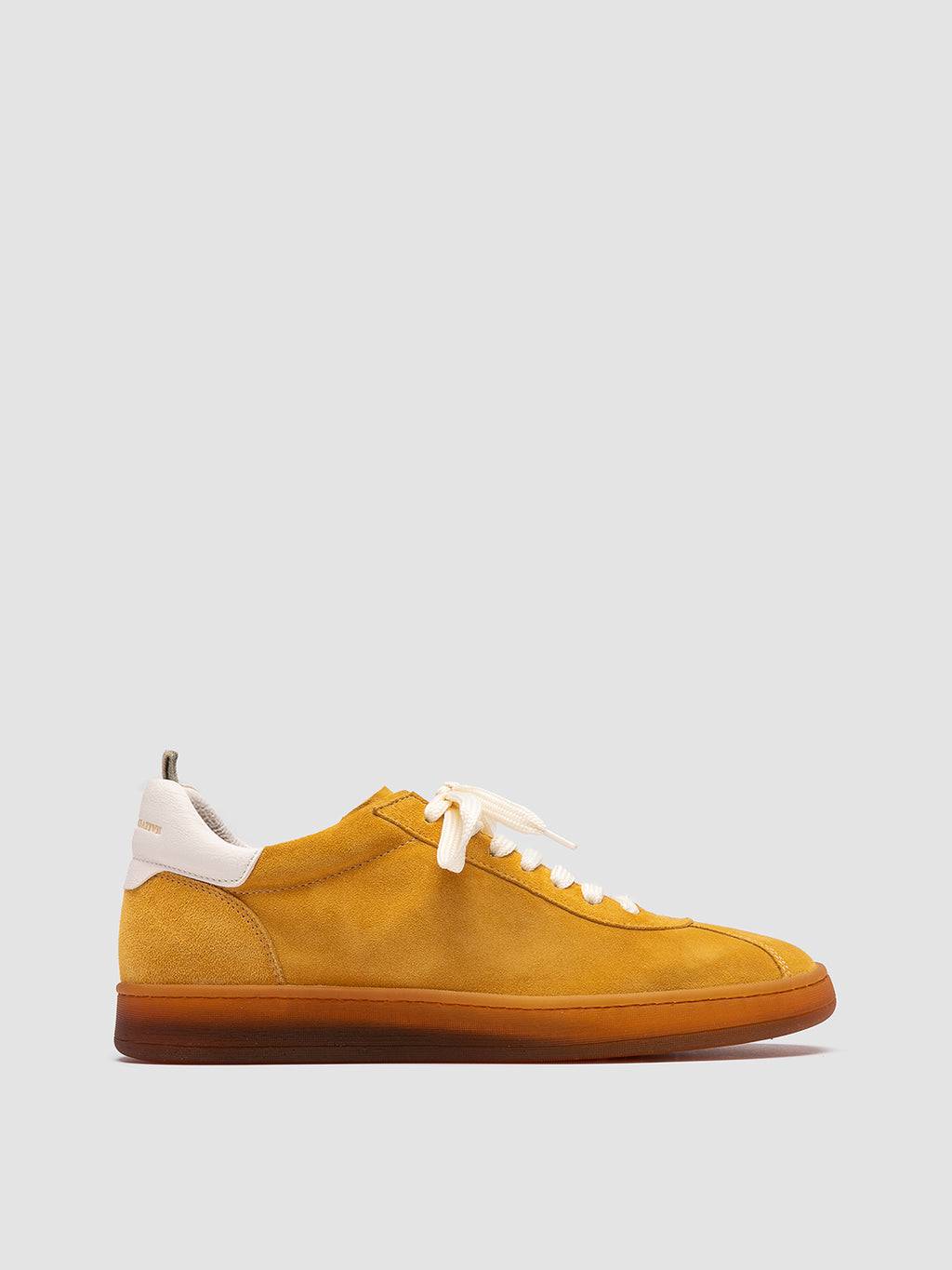 GINNASIO 101 - Yellow Leather and Suede Sneakers - image 1,side view