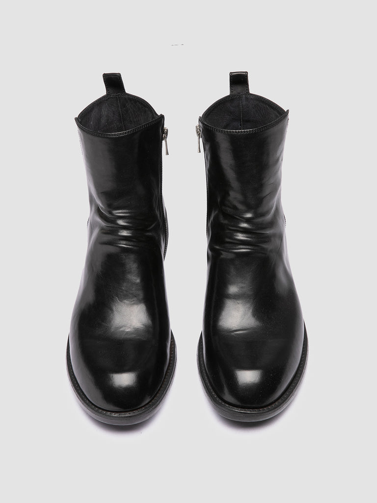 DIARY 008 - Black Leather Zip Boots