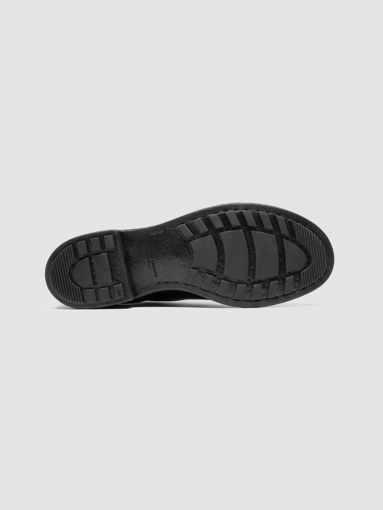 DIARY 009 - Black Leather Derby Shoes Officine Creative - 5