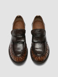 DIARY 101 - Brown Leather Penny Loafers - thumb image 2,side view