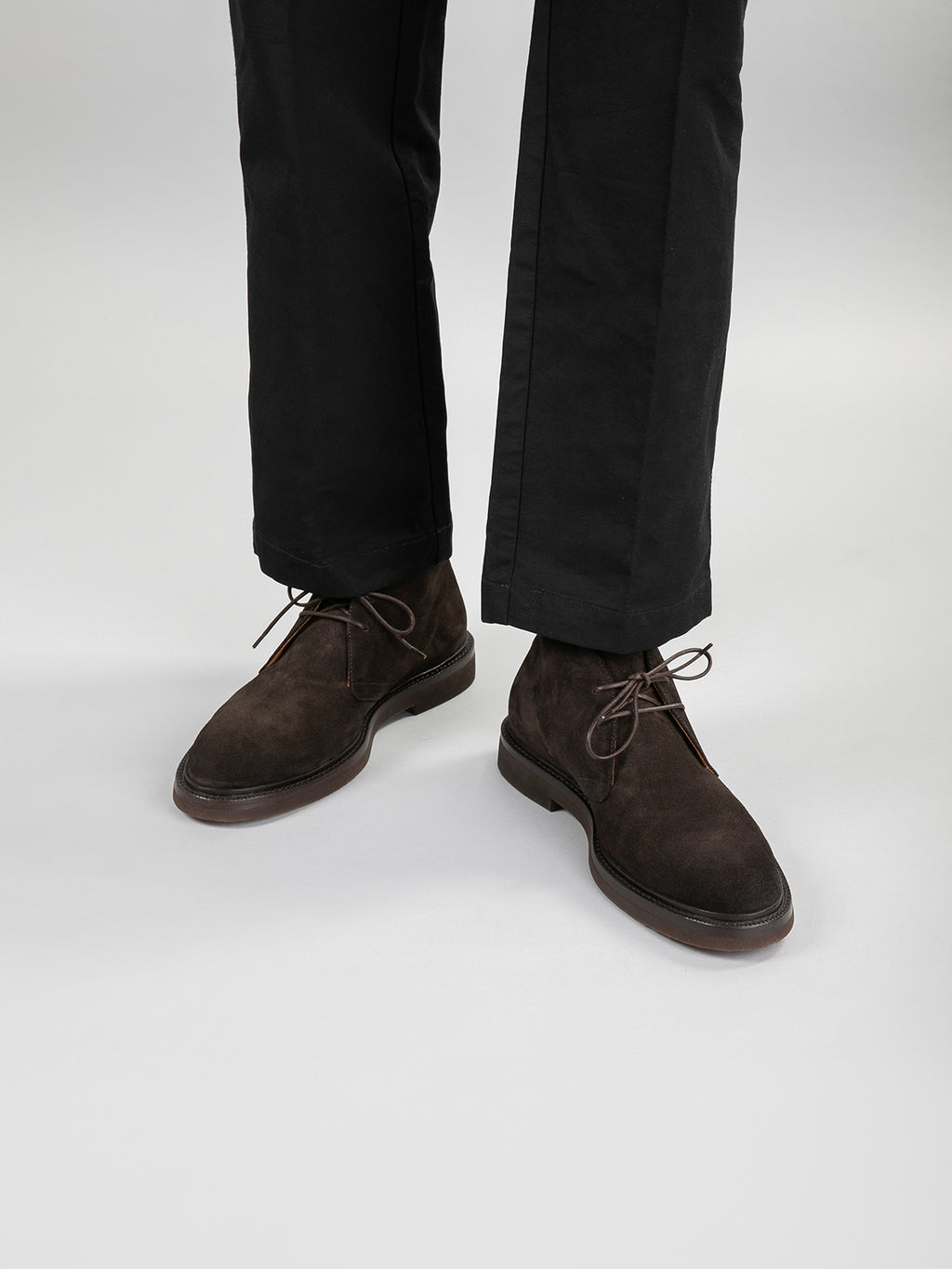 DUDE FLEXI 004 - Brown Suede Chukka Boots - image 6,side view
