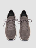 ENTIRE 001 - Grey Suede Sneakers - thumb image 2,side view