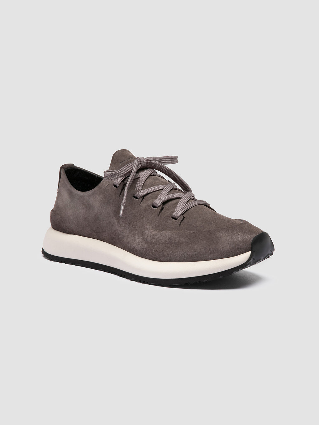 ENTIRE 001 - Grey Suede Sneakers - image 3,side view