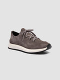 ENTIRE 001 - Grey Suede Sneakers - thumb image 3,side view