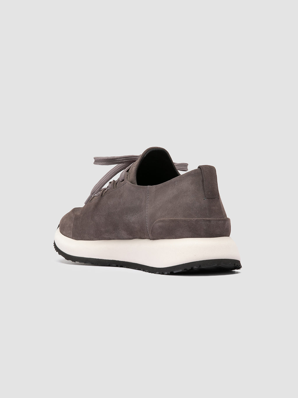 ENTIRE 001 - Grey Suede Sneakers - image 4,side view