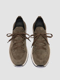 ENTIRE 001 - Green Suede Sneakers - thumb image 2,side view