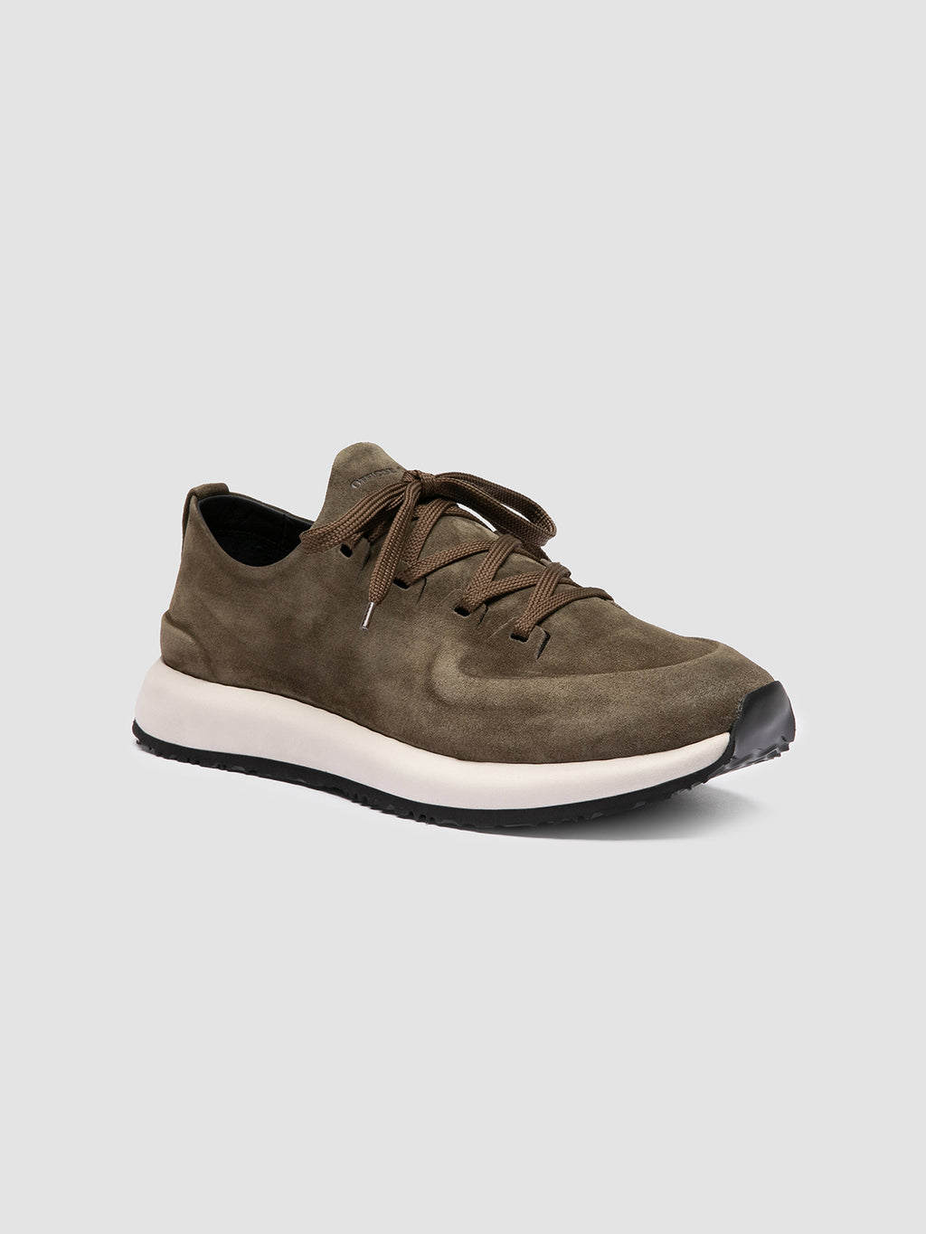 ENTIRE 001 - Green Suede Sneakers - image 3,side view