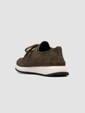 ENTIRE 001 - Green Suede Sneakers - thumb image 4,side view