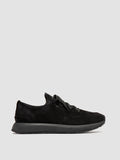 ENTIRE 001 - Black Suede Sneakers - thumb image 1,side view