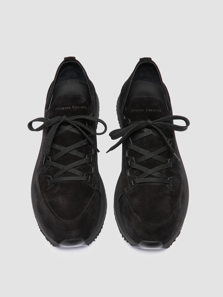 ENTIRE 001 - Schwarze Sneaker aus Wildleder