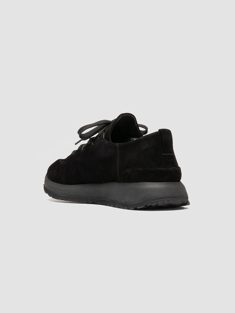 ENTIRE 001 - Schwarze Sneaker aus Wildleder