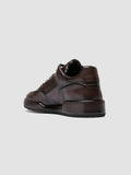 ERASER 001 - Braune Low-Top-Sneakers aus Leder - thumb image 4,side view