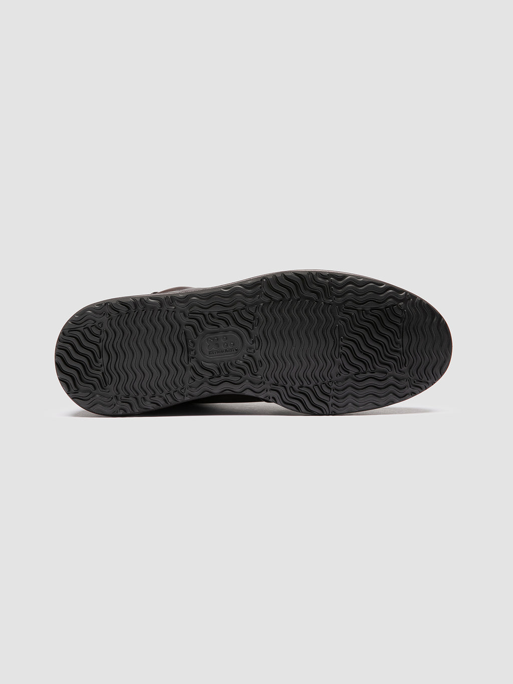 ERASER 001 - Braune Low-Top-Sneakers aus Leder - image 5,side view