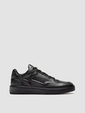 ERASER 001 - Graue Low-Top-Sneaker aus Leder - thumb image 1,side view