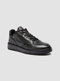 ERASER 001 - Graue Low-Top-Sneaker aus Leder - thumb image 3,side view