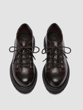 EVENTUAL 105 - Burgundy Leather Derby Shoes - thumb image 2,side view